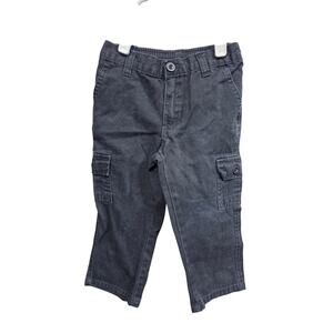 5/$20 Black Cargo Pants - American Hawk - 2T